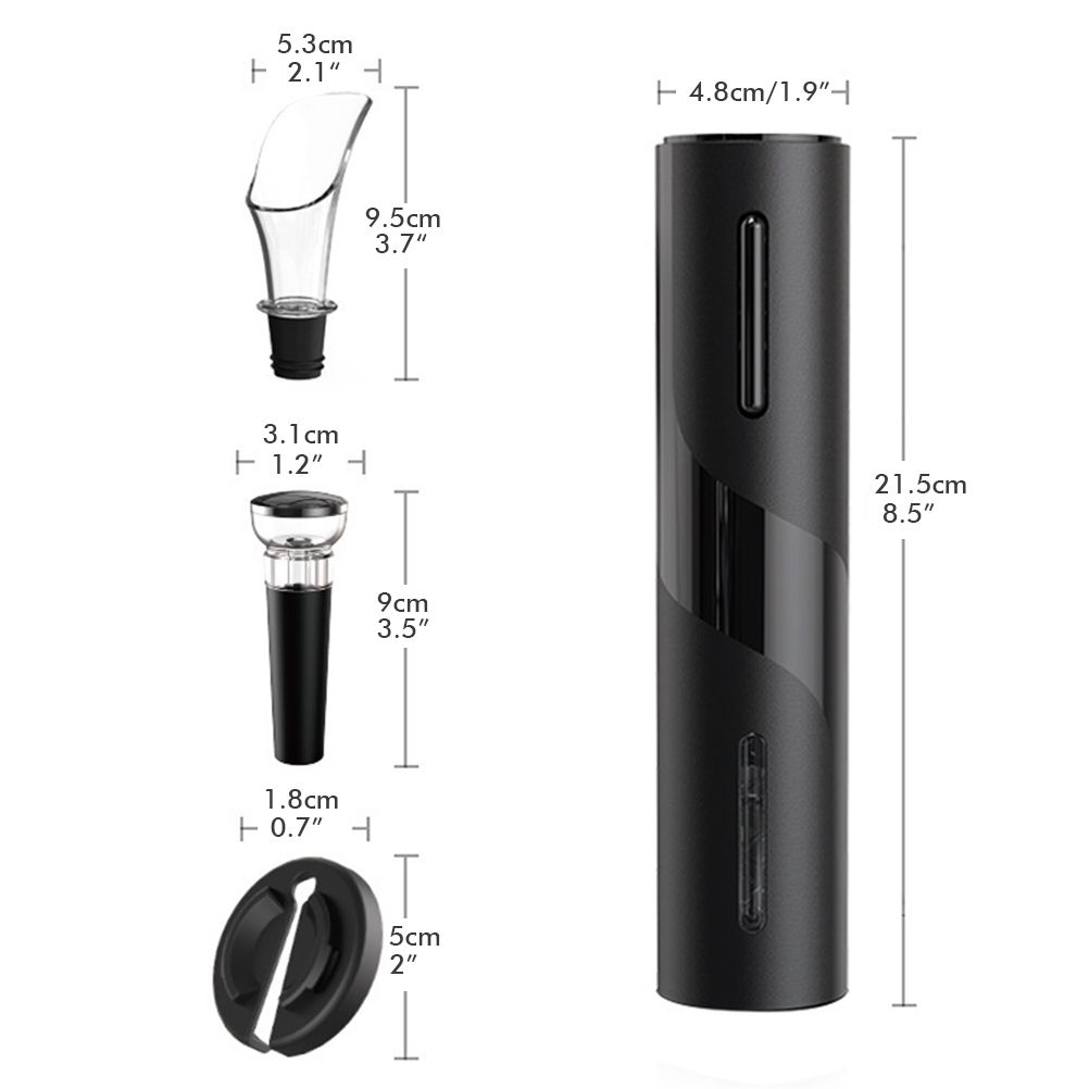 4 in 1 Wine Opener Set Electric Wine Opener Gift Set USB Charging Professional Bottle Opener for Home Restaurant Party