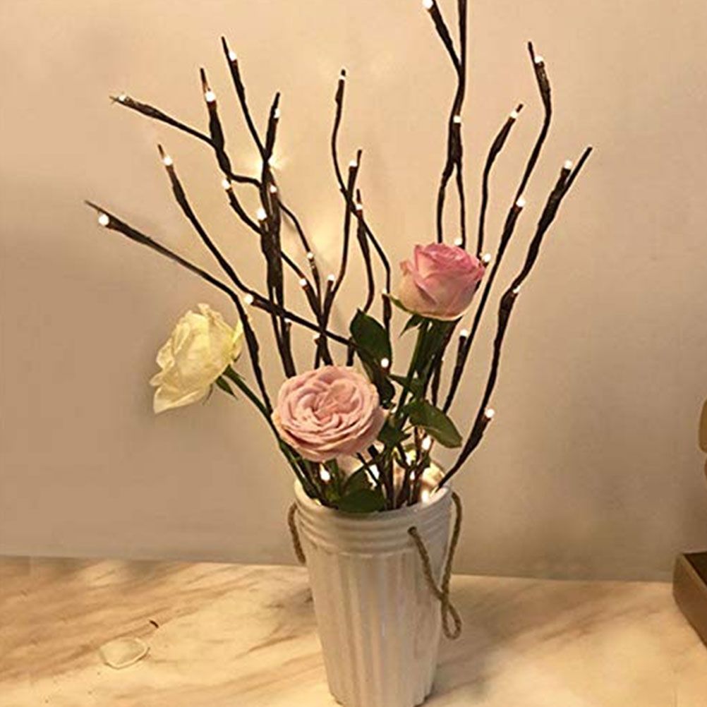 LED Lighted Twig Branches Battery Operated Artificial Tree Lights Branch Lamp for Home Decor