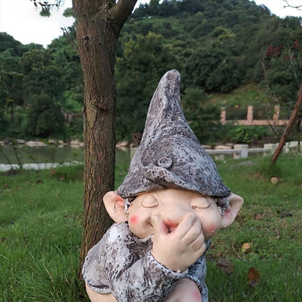 Resin Garden Statue Doll Model for Outdoor Terraces Gardens Porches