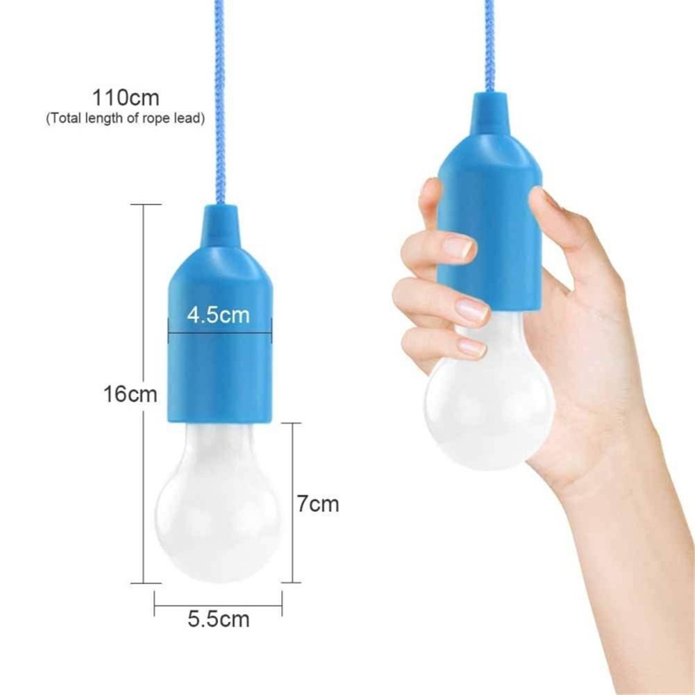 Portable 6 Pcs LED Lamp for Hiking Fishing Desk Camping Tent Garden Lamp Battery Operated Lamp