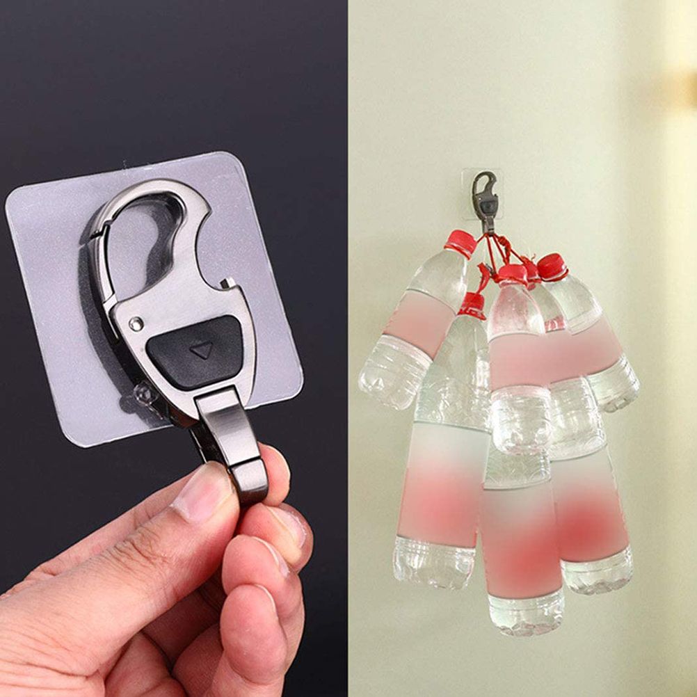 20 pcs Wall Clear Sticky Gel Pads Key Holder Double Side Cell Phone Pads Car Dashboard Wall Mounted Double Sided Stickers