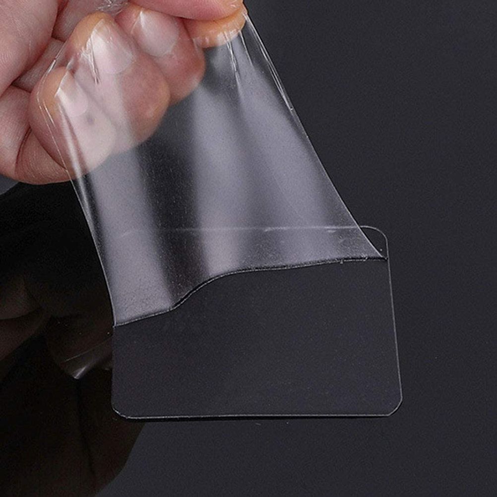 20 pcs Wall Clear Sticky Gel Pads Key Holder Double Side Cell Phone Pads Car Dashboard Wall Mounted Double Sided Stickers