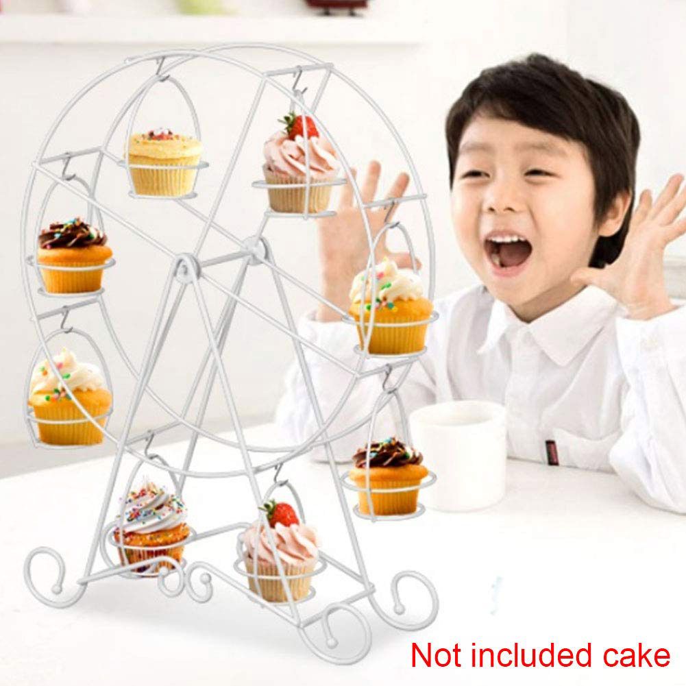 Charmed Ferris Wheel Cupcake Stand 8 Cupcakes Display Stand for Carnival and Circus Theme Party