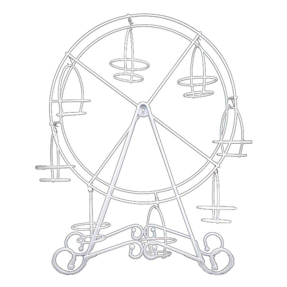 Charmed Ferris Wheel Cupcake Stand 8 Cupcakes Display Stand for Carnival and Circus Theme Party