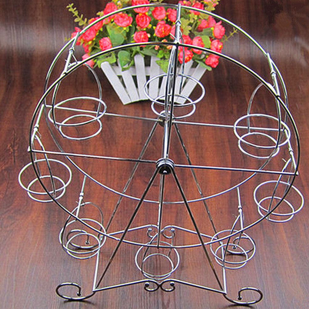 Charmed Ferris Wheel Cupcake Stand 8 Cupcakes Display Stand for Carnival and Circus Theme Party