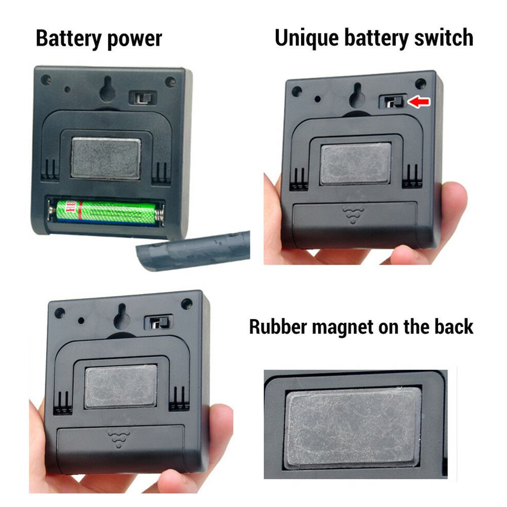 Digital Mini Kitchen Timer Alarm Clock Digital Cooking Timer Portable Magnetic Countdown Timer for Barbecue Spa Cooking