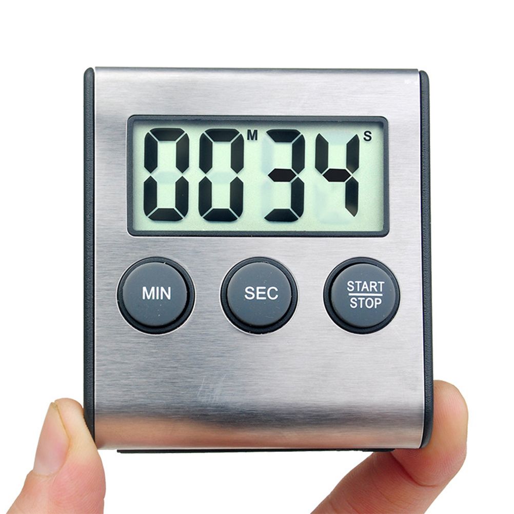 Digital Mini Kitchen Timer Alarm Clock Digital Cooking Timer Portable Magnetic Countdown Timer for Barbecue Spa Cooking