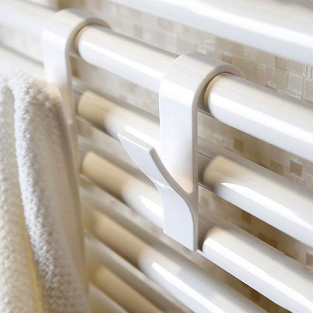 Bathroom Radiator Hanger for Heated Towel Radiator Rail Clothes Hanger Bath Hook Holder