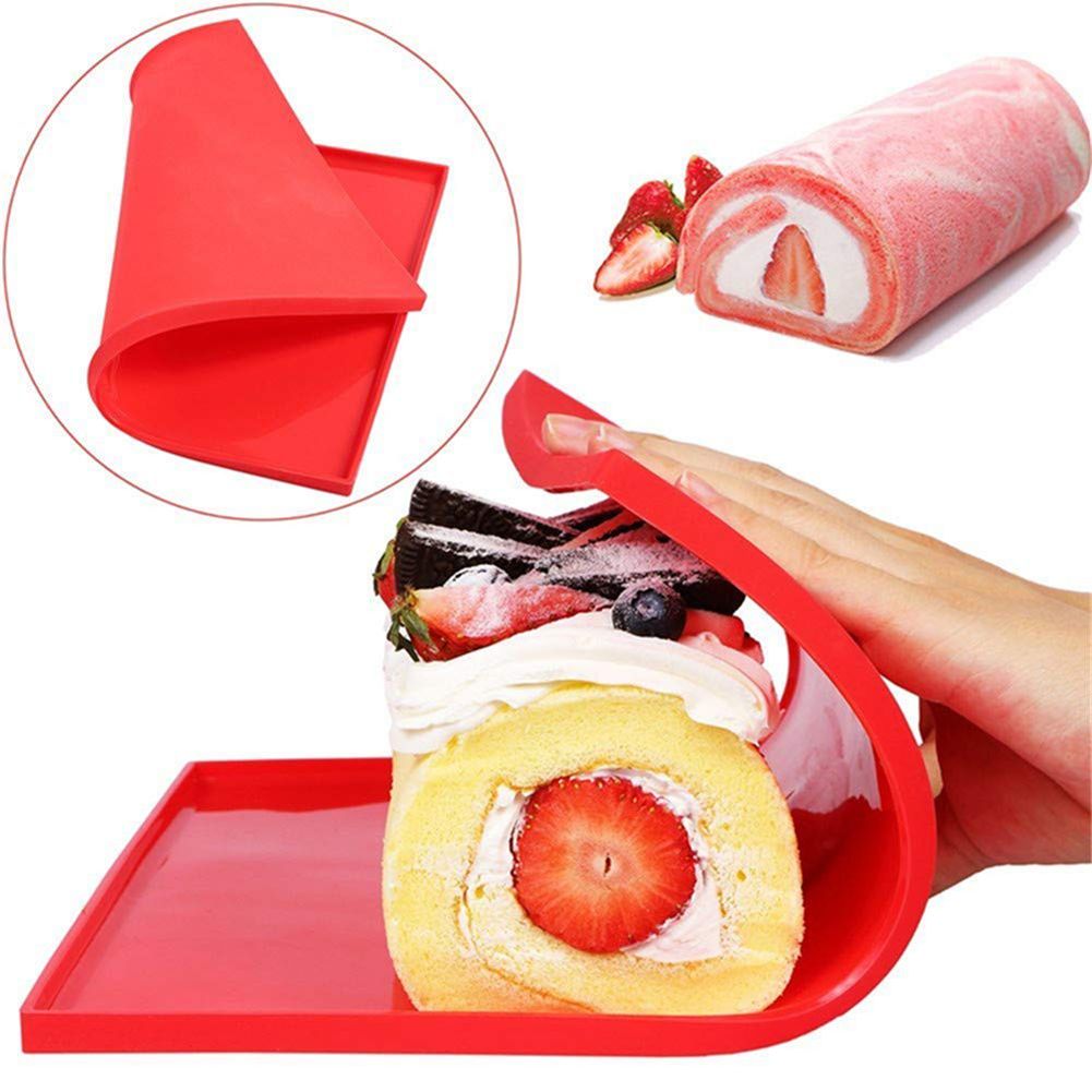 Swiss Roll Cake Mat Flexible Baking Tray Sheet Jelly Roll Pan Silicone Mold