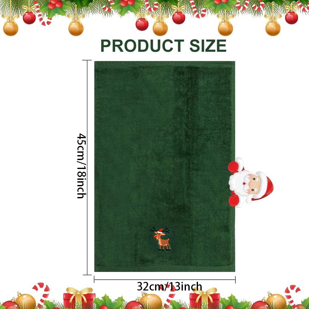 Cotton Christmas Hand Towels Premium Dish Towels Kitchen Towel Set for Home Kitchen Bar Towels