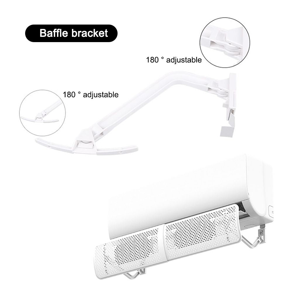 Air Conditioning Windshield Telescopic Outlet Deflector Air Cooled Baffle