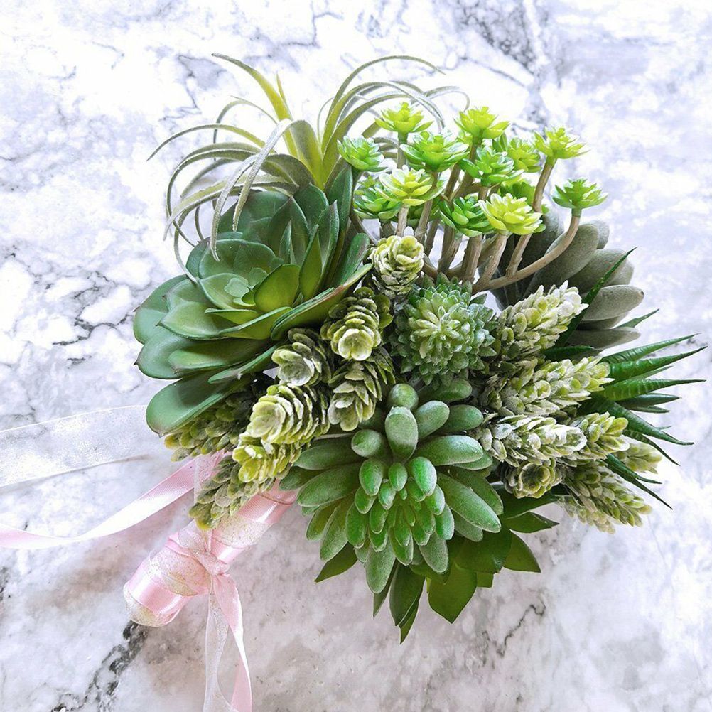 6PCS Bouquet Holders Foam Floral Handle Lightweight DIY Bouquet Accessories for Bridal