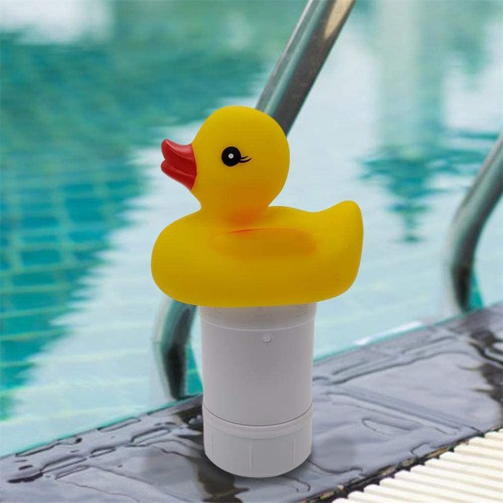Pool Cleaner Automatic Swimming Pool Chlorine Duck Shaped Floating Dispenser for Spa Pool