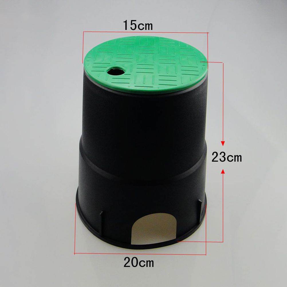 6 Inch Garden Lawn Underground Valve Box Cover Plastc Sprinkler Watering Valve Cover