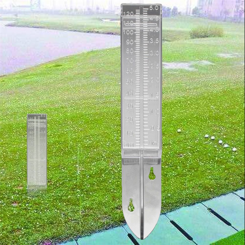 120ml Rain Gauge Dual Scale Plastic Rain Gauge Outdoor Rain Measuring Tool