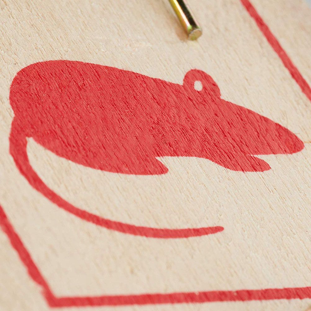 12Pcs/Set Wood and Metal Reusable Rat and Mouse Traps Classic Mice Traps