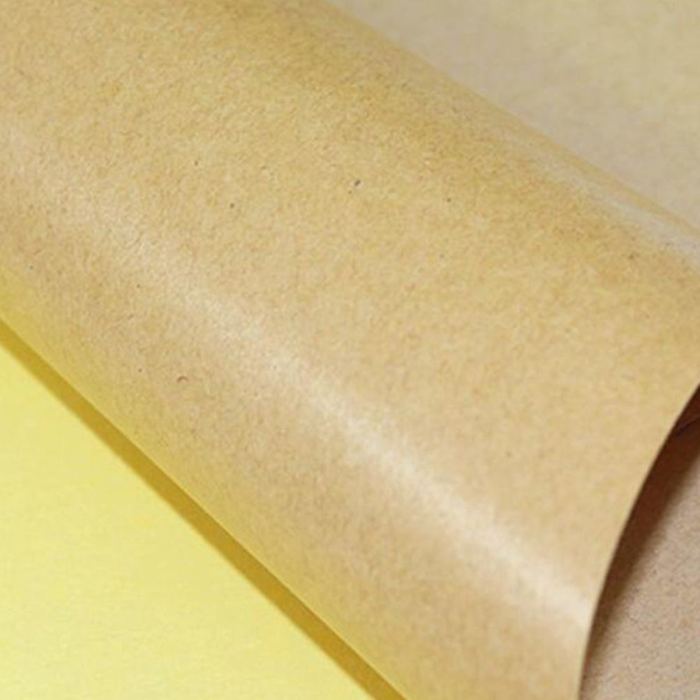 50 Sheet A4 Brown Kraft Sticker Paper Sheet Self Adhesive Label Inkjet Printer