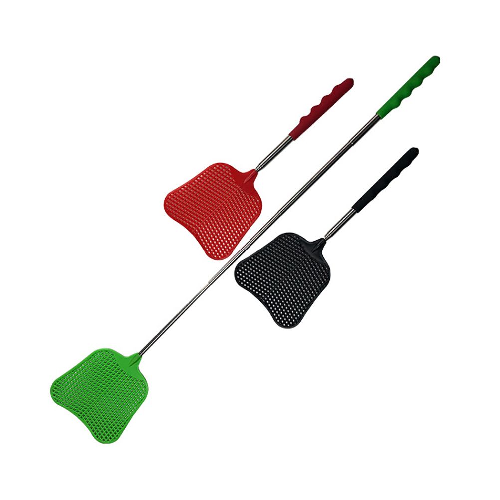 3pcs Stainless Steel Retractable Fly Swatter Fly Killer Anti Mosquito Insect Killer Tool