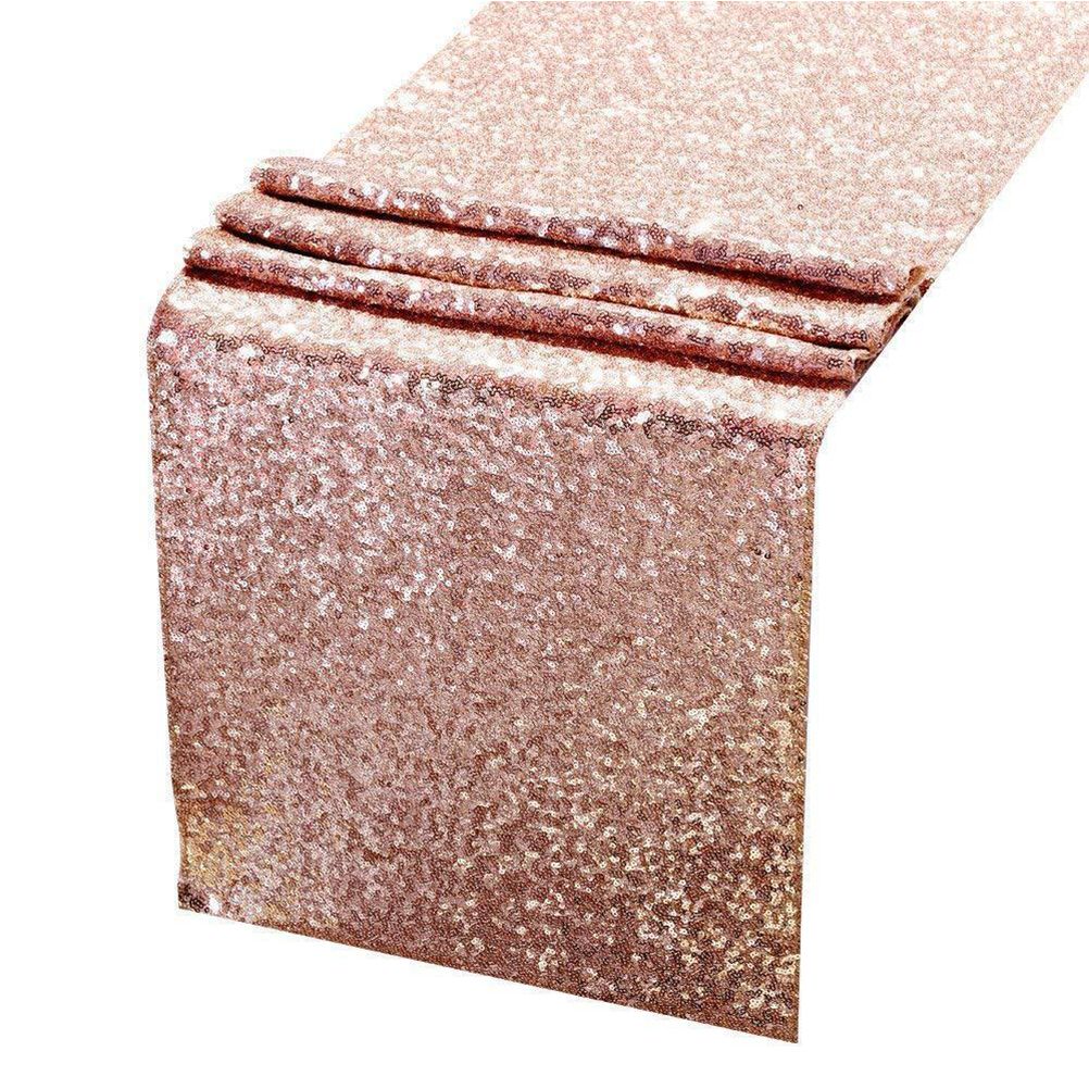 30x180cm Sparkly Sequin Table Runner Wedding Party Christmas Table Runner Tablecloth Decoration