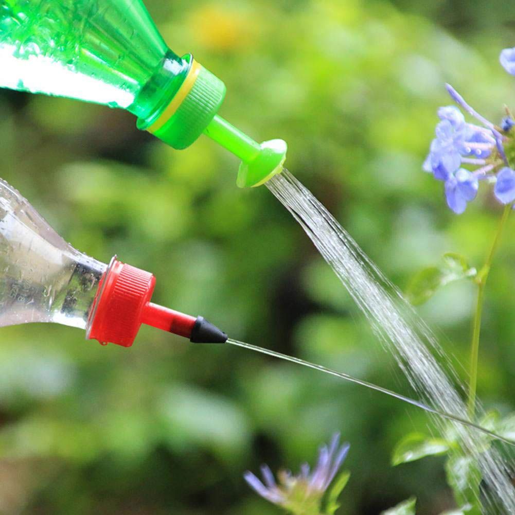 4Pcs Plant Watering Device Simple Watering Can Sprinkler Nozzle Watering Bottle Spray Nozzle