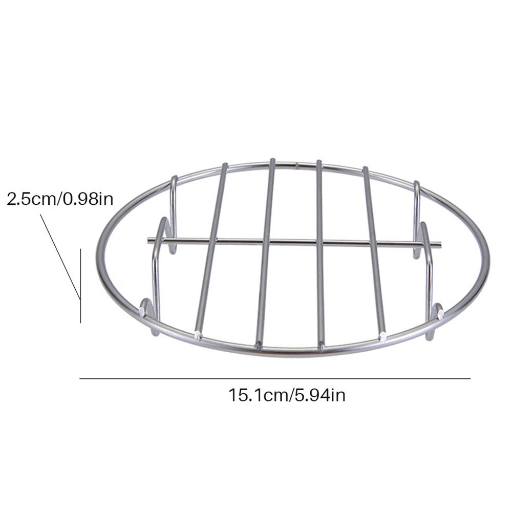 Stainless Steel Trivet Rack Stand Heavy Duty Pressure Cooker Steam Rack Cooking Stand