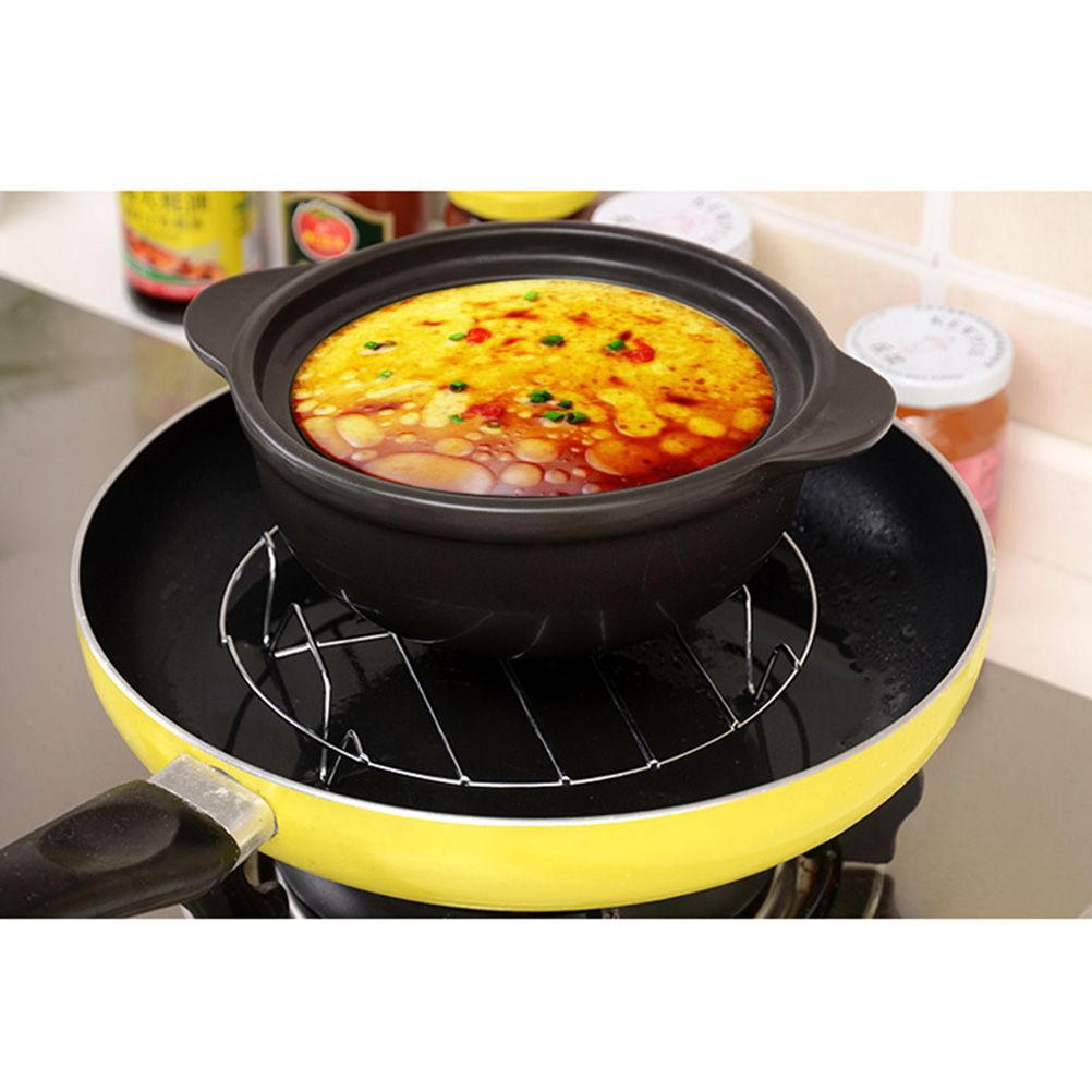 Stainless Steel Trivet Rack Stand Heavy Duty Pressure Cooker Steam Rack Cooking Stand