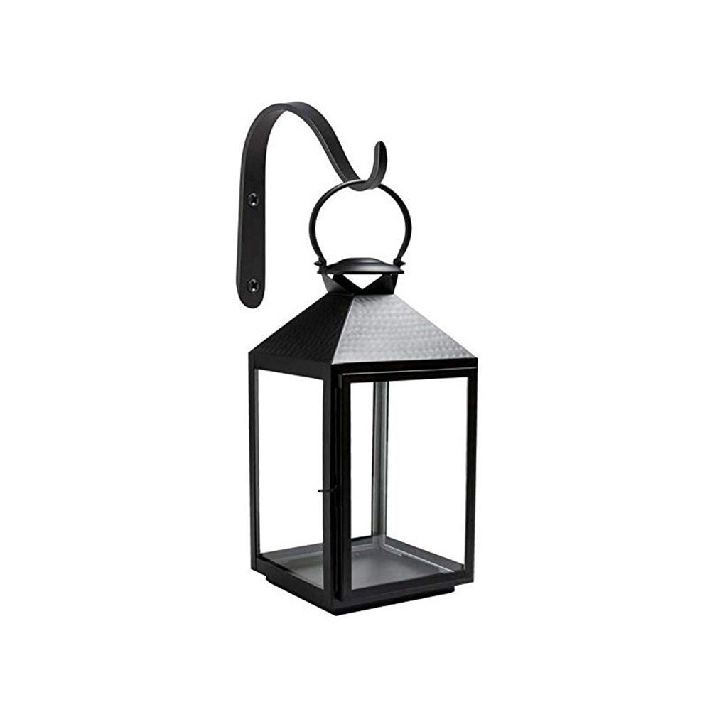 4PCS Garden Plant Wall Mounted Metal Hanging Bracket Decorative Plant Hanger for Bird Feeders Planters