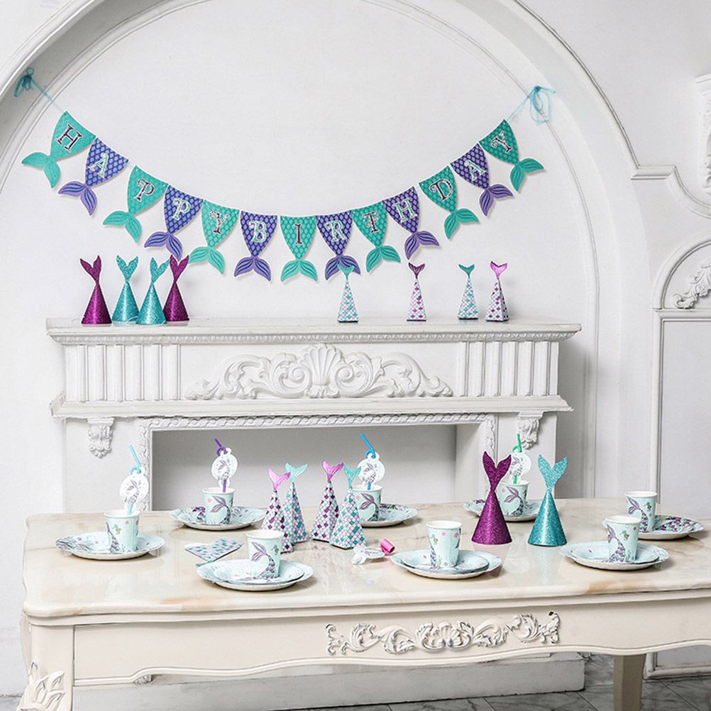 10Pcs Mermaid Party Favors Boxes Mermaid Gift Bags Box Kids Mermaid Party Goodie Bags