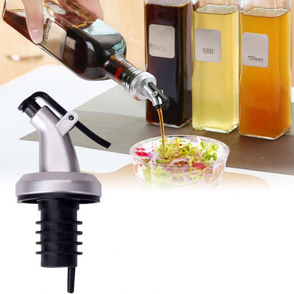 Oil Bottle Leak Proof Bottle Flip Cover Kitchen Oil Pour Spouts Bottle Dispenser