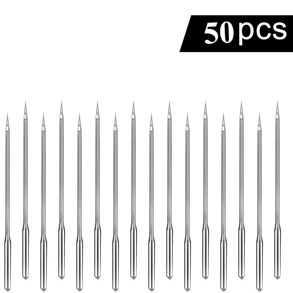 50Pcs Sewing Machine Needles Universal Home Sewing Needles for Singer Janome Varmax