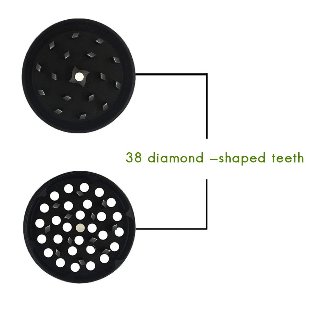 4 Layer Herb Grinder Grinders Zinc Alloy Manual Crusher Herb Spice Grinder