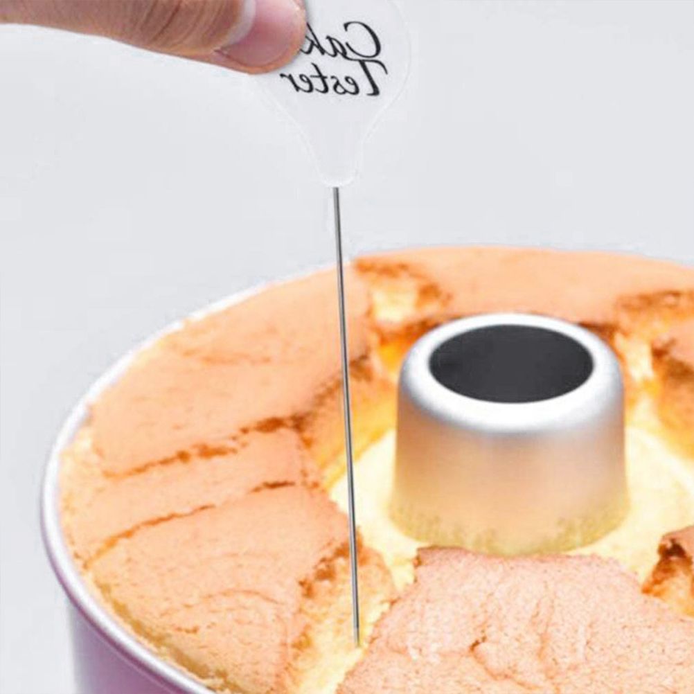 3Pcs Stainless Steel Cake Tester Probe Cake Tester Biscuits Baking Test Needle DIY Baking Tool for Cake Bread Muffin Testing