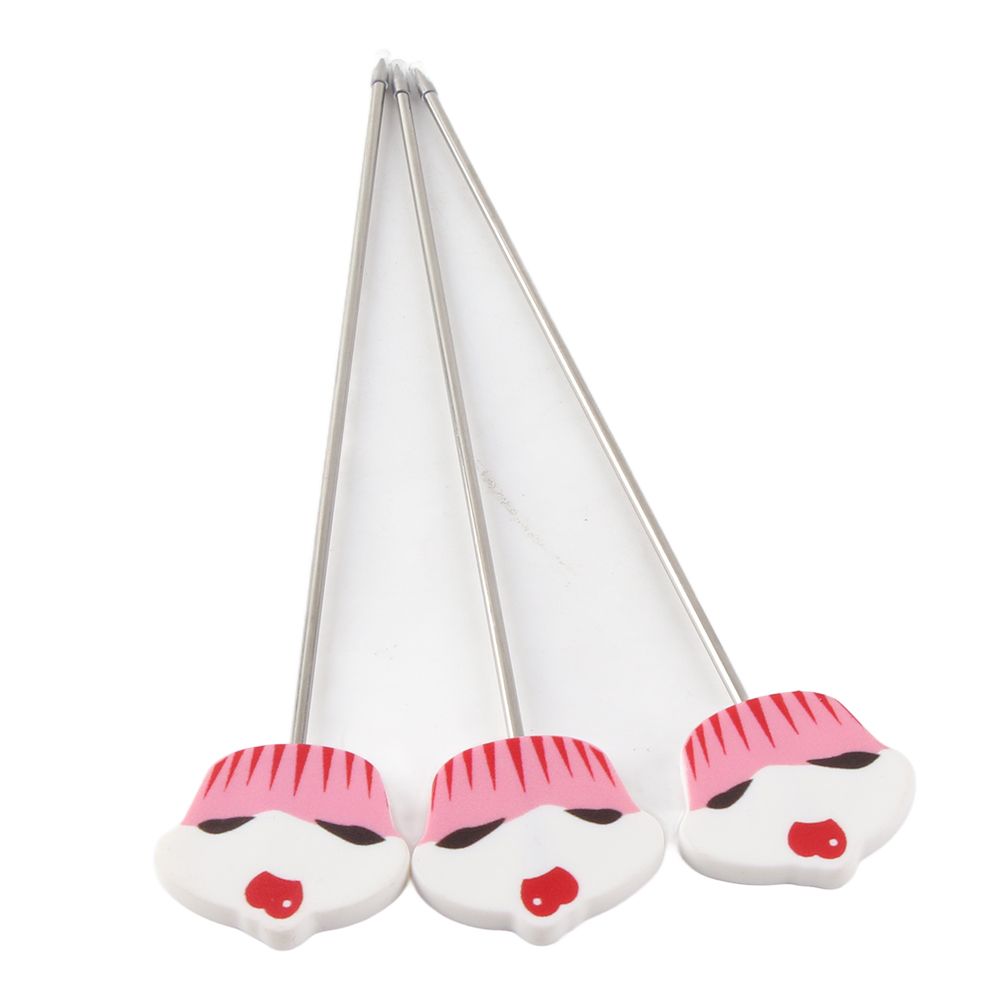 3Pcs Stainless Steel Cake Tester Probe Cake Tester Biscuits Baking Test Needle DIY Baking Tool for Cake Bread Muffin Testing