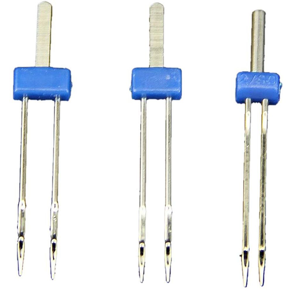 3PCS 2/3/4MM Double Twin Needles Double Twin Sewing Pins Sewing Machine Accessories