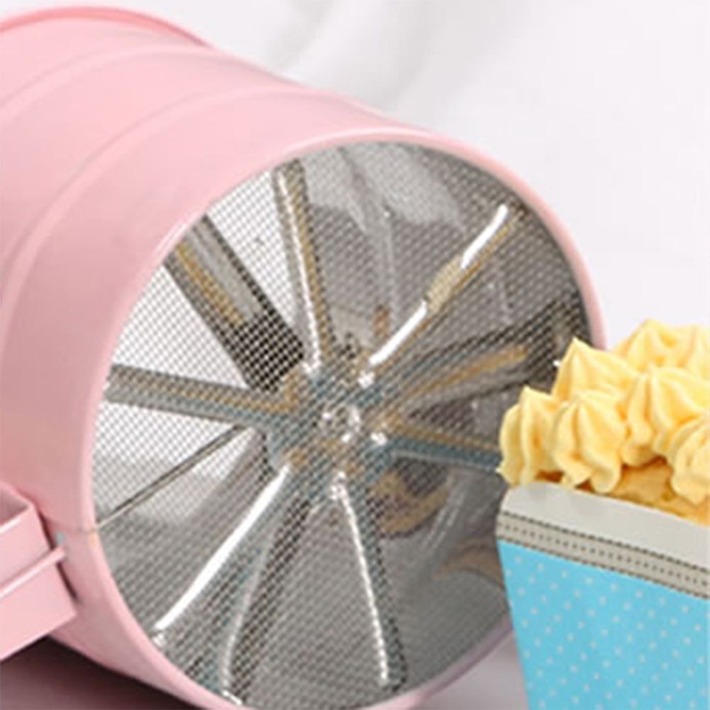 Kitchen Stainless Steel Flour Sifter Handheld Powder Flour Sieve Icing Sugar Manual Sieve Cup Home Baking Tools