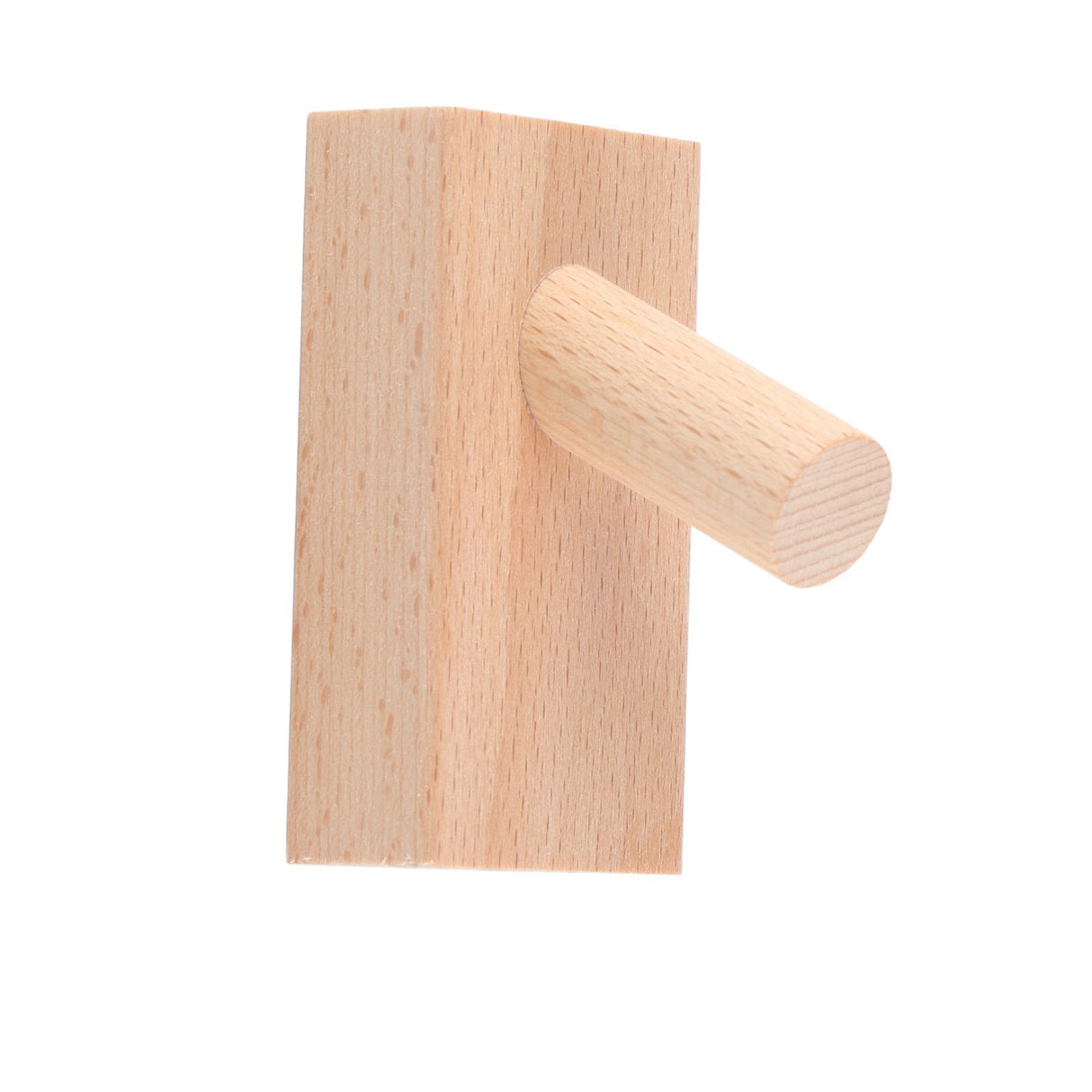 Wooden Wall Hook Vintage Single Hook Natural Wooden Coat Hook Wall Mounted Hook for Home