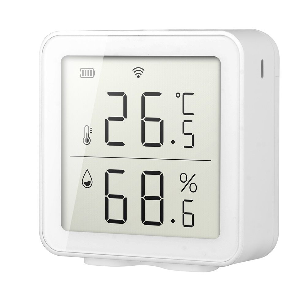 Smart WiFi Humidity Sensor Hygrometer Outdoor Indoor Thermometer Digital LCD Display Temperature Humidity Monitor