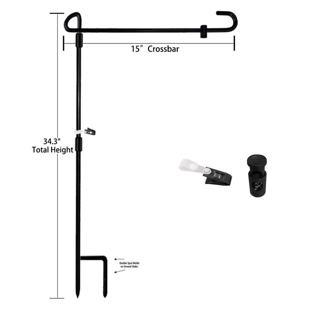 Garden Flag Stand Garden Flag Pole Holder Banner Flagpoel for Outdoor Yard Lawn Garden