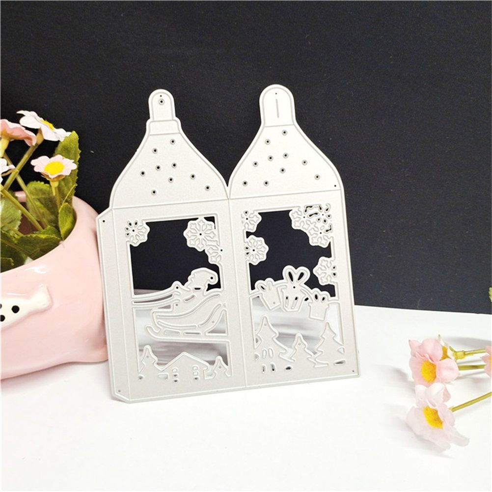Metal Cutting Stencils Christmas Box Cutting Dies Embossing DIY Making Tools for Scrapbooking Photo Album Paper Card Design
