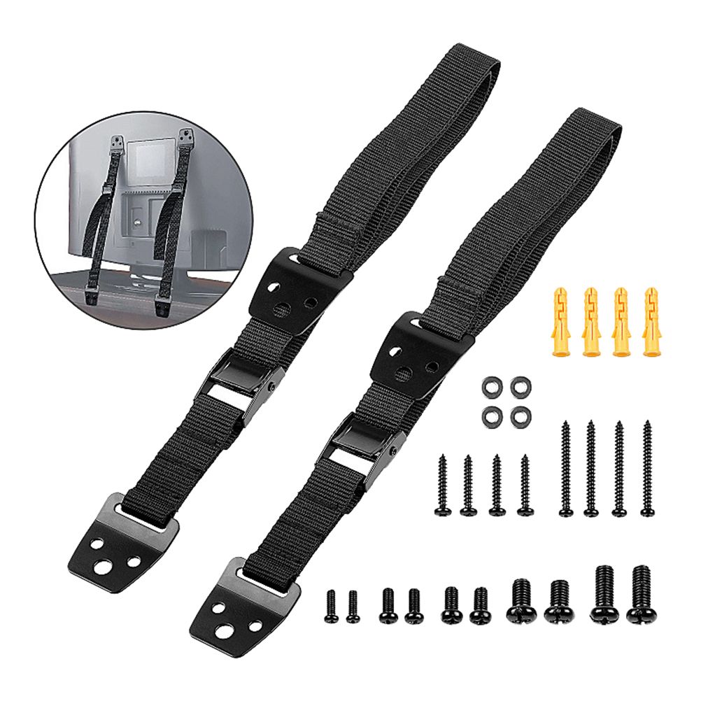 Anti Tip Furniture and TV Straps Adjustable Heavy Duty TV Straps Furniture Straps TV Wall Straps