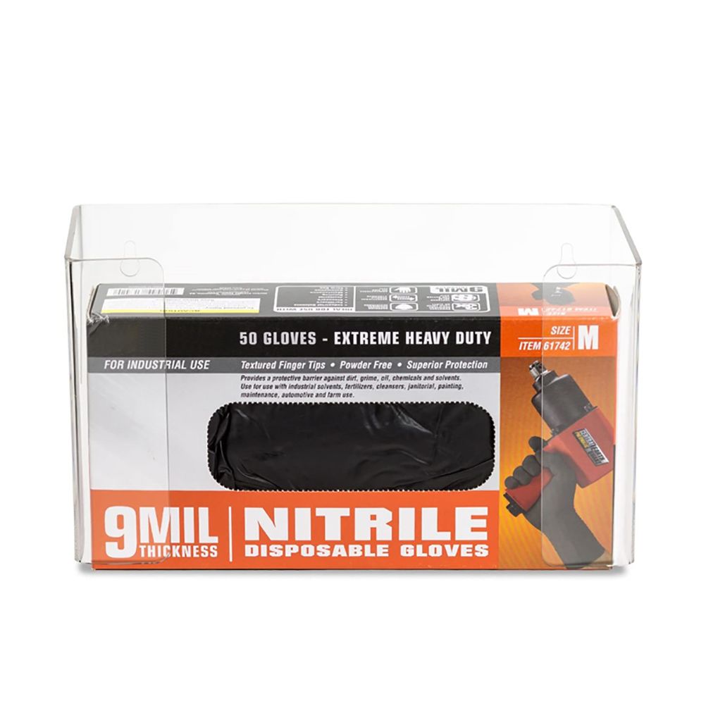 Dustproof Transparent Disposable Gloves Dispenser Wall Mount Clear Acrylic Gloves Storage Box Container