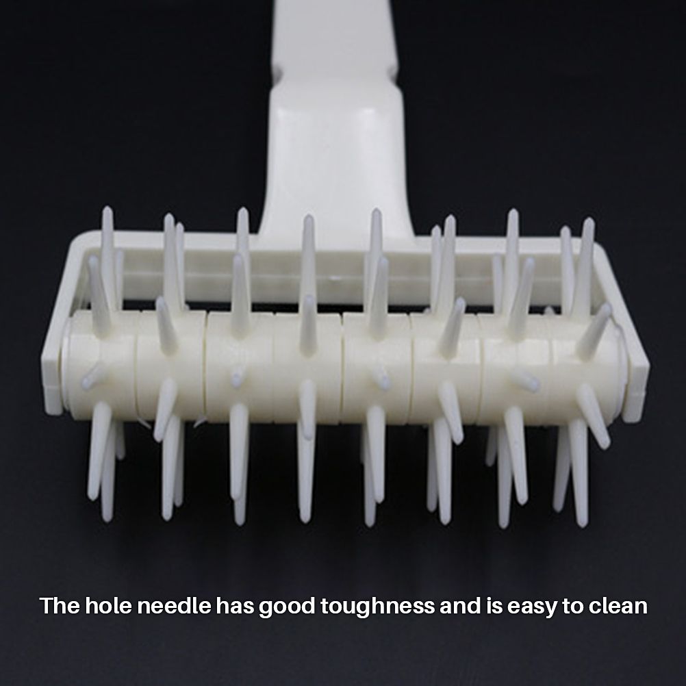 Pastry Pizza Plastic Dough Needle Wheels Roller Bread Hole Punch DIY Baking Tool