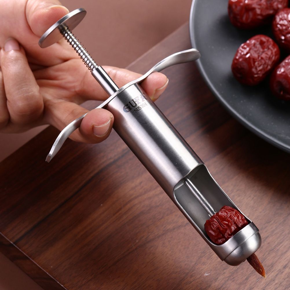 Fruit Corer Pitter Stainless Steel Core Seed Remover Tool for Apple Pear Cherry Jujube