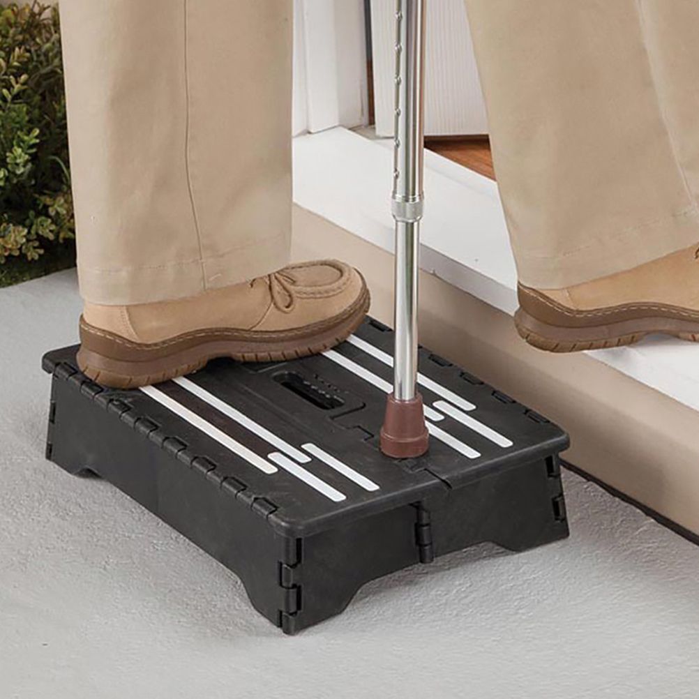Folding Step Stool Portable PP Plastic Stool Non Slip Auxiliary Ladder for Pregnant Elderly