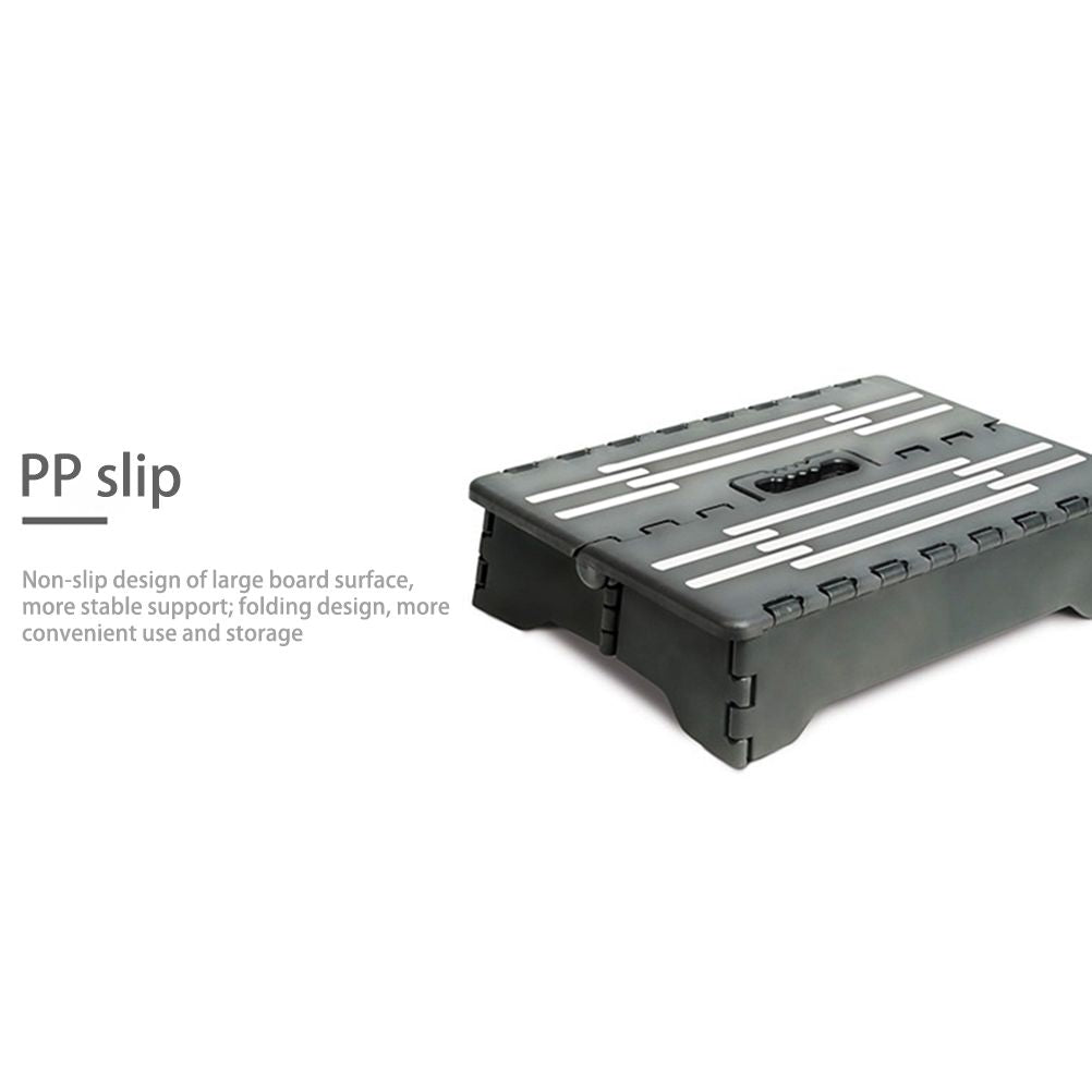 Folding Step Stool Portable PP Plastic Stool Non Slip Auxiliary Ladder for Pregnant Elderly
