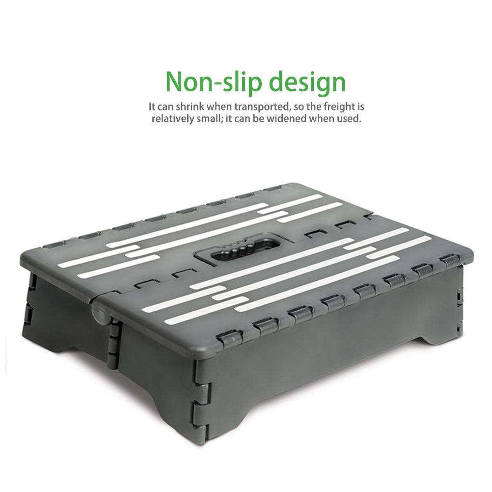 Folding Step Stool Portable PP Plastic Stool Non Slip Auxiliary Ladder for Pregnant Elderly