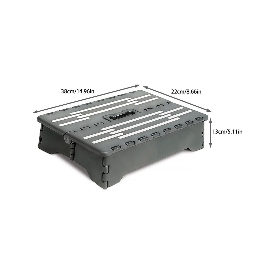 Folding Step Stool Portable PP Plastic Stool Non Slip Auxiliary Ladder for Pregnant Elderly