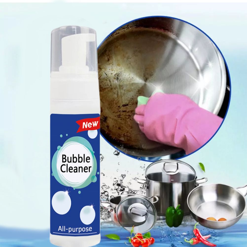Cleaning Bubble Spray Kitchen Grease Cleaner Multifunctional Rust Remover Mousse Cleaner