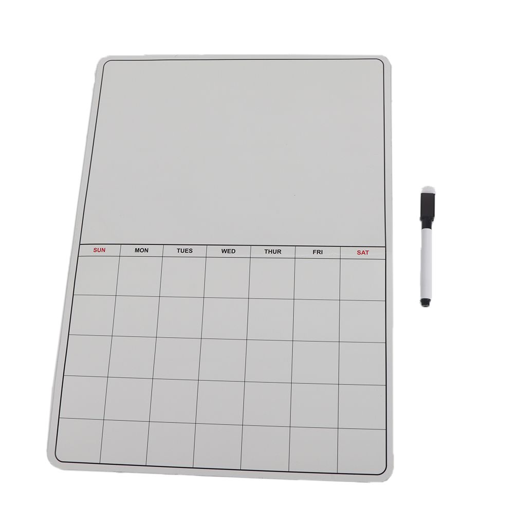 Whiteboard Monthly Planner Refrigerator Magnetic Message Board Memo Boards Fridge Magnet Calendar Daily Planner