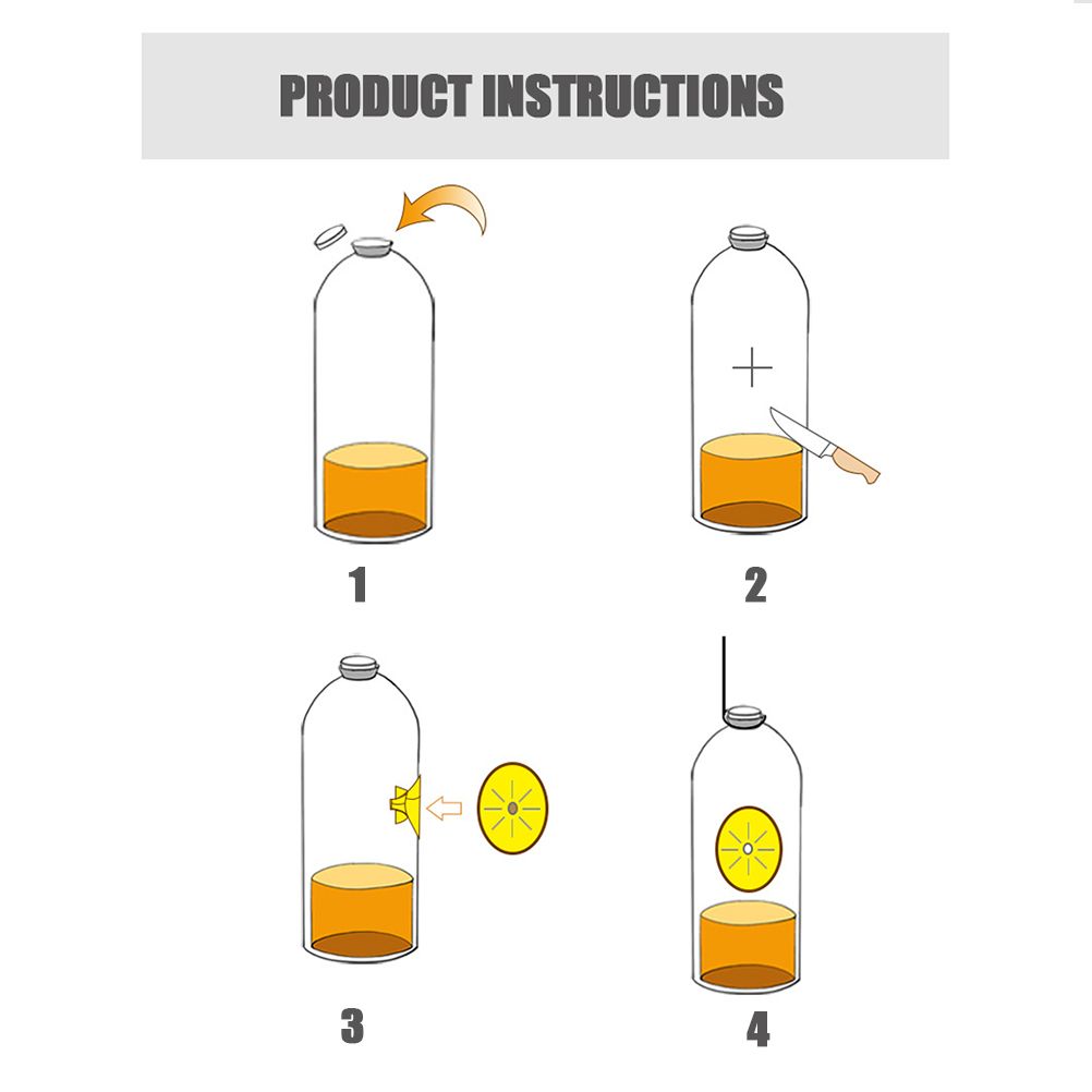 10Pcs Flower Shaped Bee Catcher Garden Home Killer Mini Flying Trap Reusable Practical Outdoor Pest Control